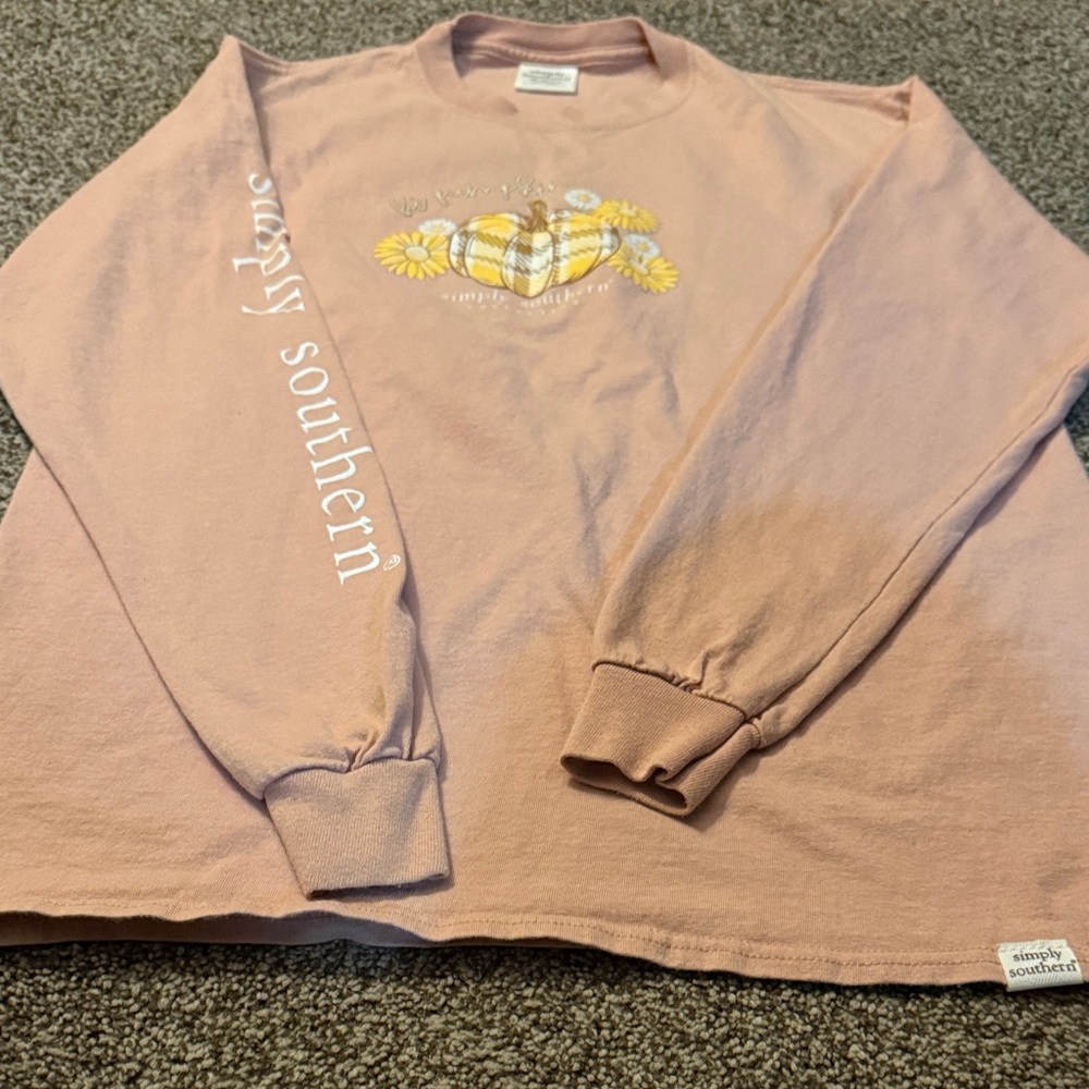 Simply Southern Pink Long Sleeve Tee